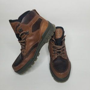 Ecco Track 25 High Lace Up Leather Gore Tex Men's Hiking Boots Size 12 US 46 EUR